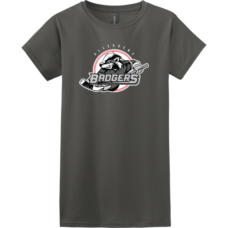 Allegheny Badgers Softstyle Ladies' T-Shirt