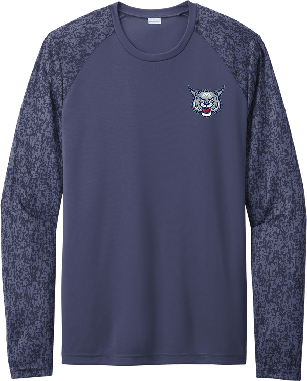 CT Bobcats Long Sleeve Digi Camo Tee