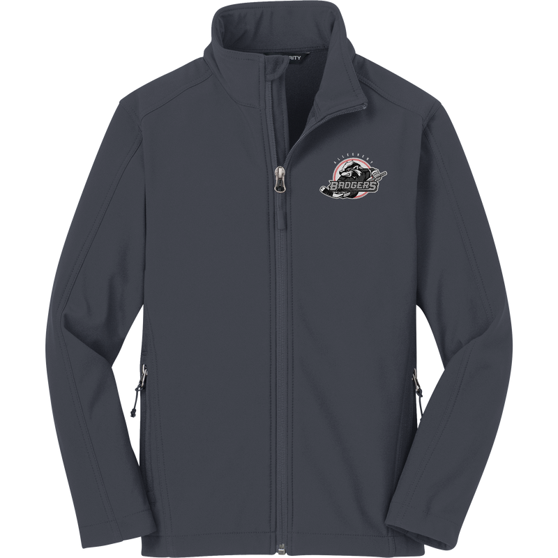 Allegheny Badgers Youth Core Soft Shell Jacket